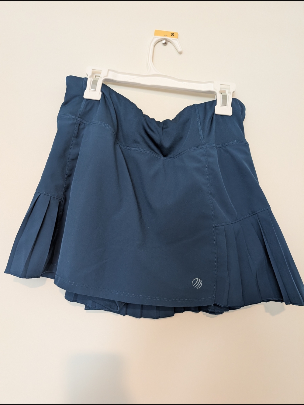 MPG Women's Teal Blue Pleated Skater Skirt